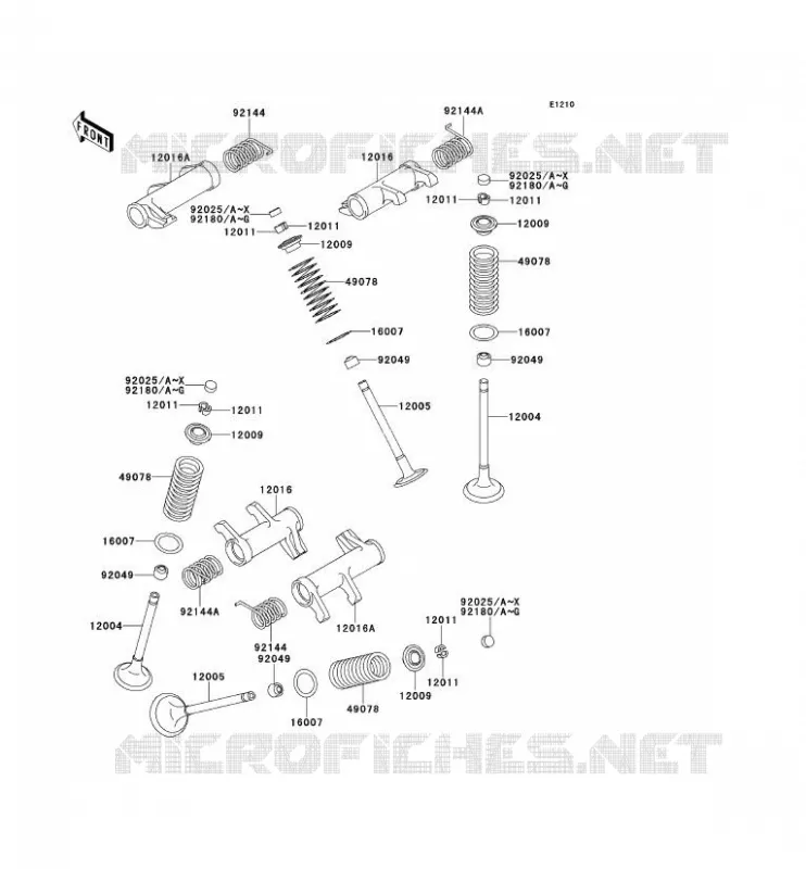 SOUPAPE Kawasaki MOTOS 400 2000 VN CLASSIC  VN400-C5