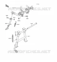 BEQUILLES pour Kawasaki VN750 1997