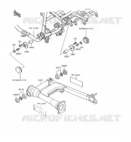BRAS OSCILLANT pour Kawasaki VN750 1997