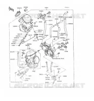 CARBURATEUR pour Kawasaki VN750 1997
