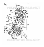 CARTER MOTEUR(S) pour Kawasaki VN750 1997