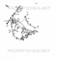 CH&Acirc;SSIS pour Kawasaki VN750 1997