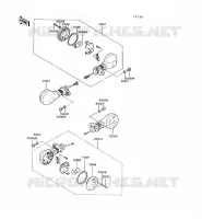 CLIGNOTANTS pour Kawasaki VN750 1997
