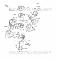 COMPTEURS pour Kawasaki VN750 1997