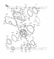 COUVERCLES MOTEUR pour Kawasaki VN750 1997