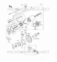 D&Eacute;MARREUR pour Kawasaki VN750 1997