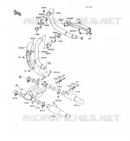 &Eacute;CHAPPEMENT pour Kawasaki VN750 1997
