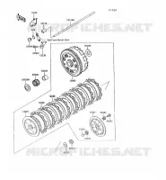 EMBRAYAGE pour Kawasaki VN750 1997