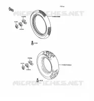 PNEUS pour Kawasaki VN750 1997