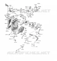 RADIATEUR pour Kawasaki VN750 1997
