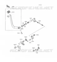 SELECTEUR pour Kawasaki VN750 1997