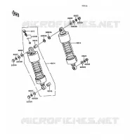 SUSPENSION/AMORTISSEUR pour Kawasaki VN750 1997