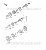 TRANSMISSION pour Kawasaki VN750 1997