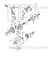 VILEBREQUIN pour Kawasaki VN750 1997
