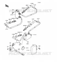 BOBINE D'ALLUMAGE pour Kawasaki VN750 1990