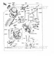 CARBURATEUR pour Kawasaki VN750 1990