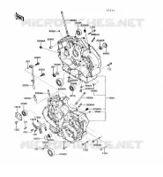 CARTER MOTEUR(S) pour Kawasaki VN750 1990
