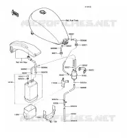 CARTOUCHE pour Kawasaki VN750 1990