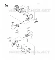 CLIGNOTANT pour Kawasaki VN750 1990