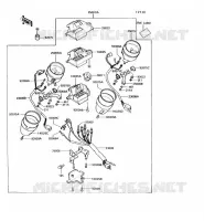 COMPTEURS pour Kawasaki VN750 1990