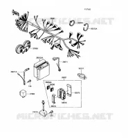 &Eacute;QUIPEMENT ELECTRIQUE pour Kawasaki VN750 1990