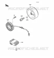 G&Eacute;N&Eacute;RATEUR pour Kawasaki VN750 1990