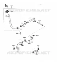 SELECTEUR pour Kawasaki VN750 1990