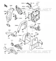 SUPPORT BATTERIE pour Kawasaki VN750 1990