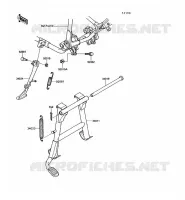 BEQUILLE pour Kawasaki VN750 1992