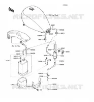 CARTOUCHE pour Kawasaki VN750 1992
