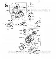 CULASSE pour Kawasaki VN750 1992