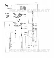 FOURCHE pour Kawasaki VN750 1992
