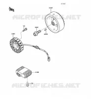 G&Eacute;N&Eacute;RATEUR pour Kawasaki VN750 1992