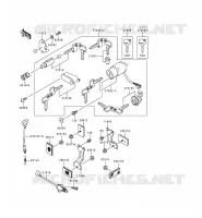 CONTACTEUR SERRURE/R&Eacute;FLECTEUR pour Kawasaki VN800 1995