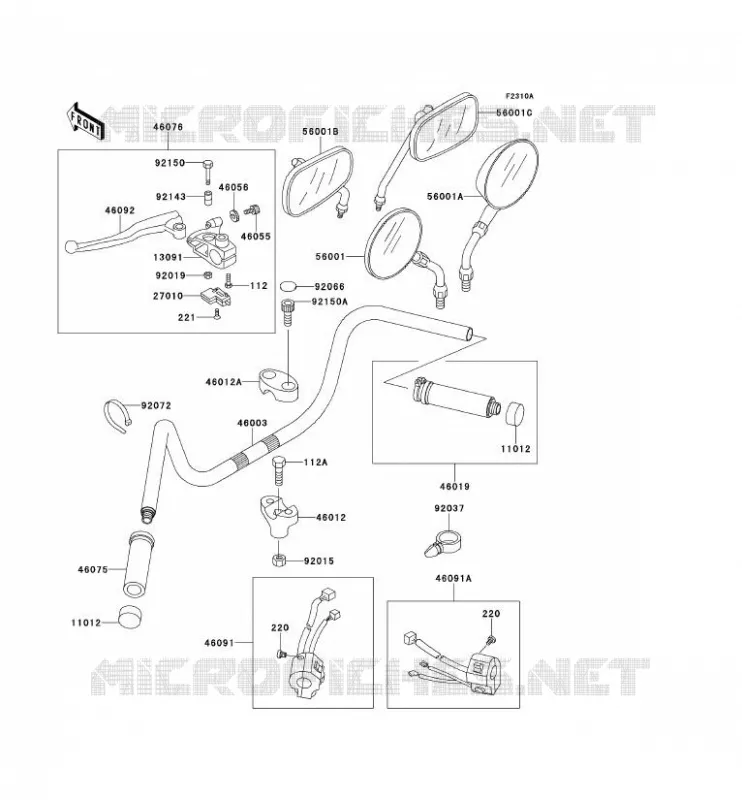 GUIDON Kawasaki MOTOS 800 1997 VN800  VN800-A3A