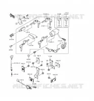 CONTACTEUR SERRURE/R&Eacute;FLECTEUR pour Kawasaki VN800 1998