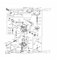 CARBURATEUR pour Kawasaki VN800 1999