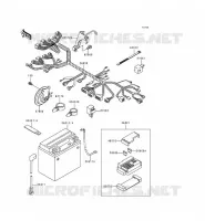 CHASSIS EQUIPMENT ELECTRIQUE pour Kawasaki VN800 1999