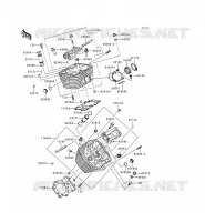 CULASSE pour Kawasaki VN800 1999