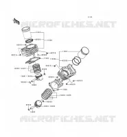 CYLINDRE/PISTON pour Kawasaki VN800 1999