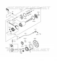 D&Eacute;MARREUR pour Kawasaki VN800 1999