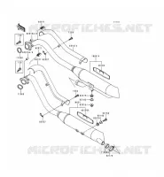 &Eacute;CHAPPEMENT pour Kawasaki VN800 1999