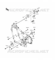 PIECE DE CADRE (COUVERTURE) pour Kawasaki VN800 1999