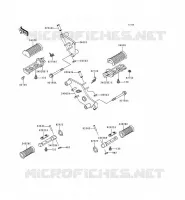 REPOSE PIED pour Kawasaki VN800 1999