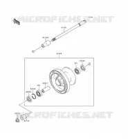 ROUE AVANT pour Kawasaki VN800 1999