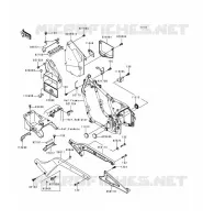 SUPPORT BATTERIE pour Kawasaki VN800 1999
