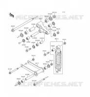 SUSPENSION/AMORTISSEUR pour Kawasaki VN800 1999