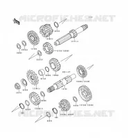 TRANSMISSION pour Kawasaki VN800 1999