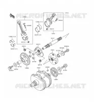 VILEBREQUIN pour Kawasaki VN800 1999