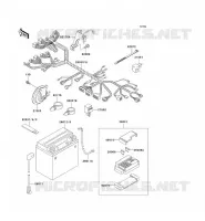 CHASSIS EQUIPMENT ELECTRIQUE pour Kawasaki VN800 CLASSIC 1999